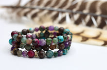 Mixed Gemstone Layered Bracelet